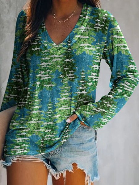 

Loosen Casual Shirts & Tops, Green, Tees & T-shirts
