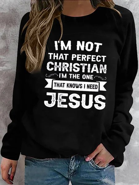 

Cotton Letter Loosen Sweatshirt, Black, Hoodies & Sweatshirts