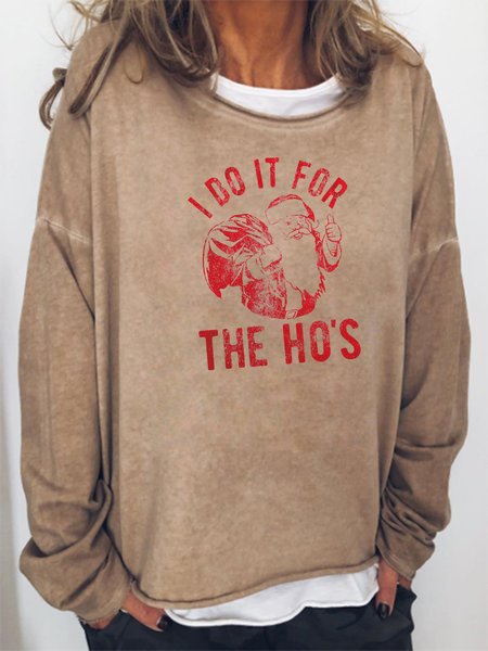 Christmas Sweatshirt, Khaki, Hoodies&Sweatshirts