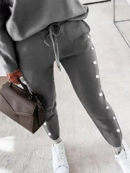 

Regular Fit Casual Pants（accessory not included）, Gray, Pants