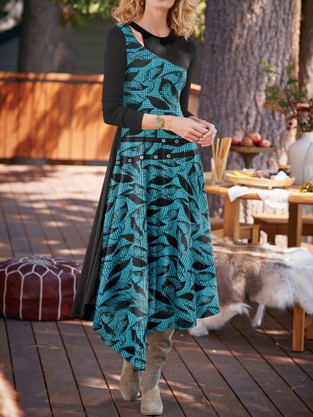 

Plants Regular Fit Casual Dresses, Green, Maxi Dresses