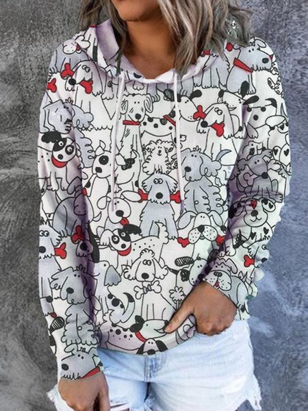 

Christmas Dog Lover casual Sweatshirt, As picture, Hoodies&Sweatshirts