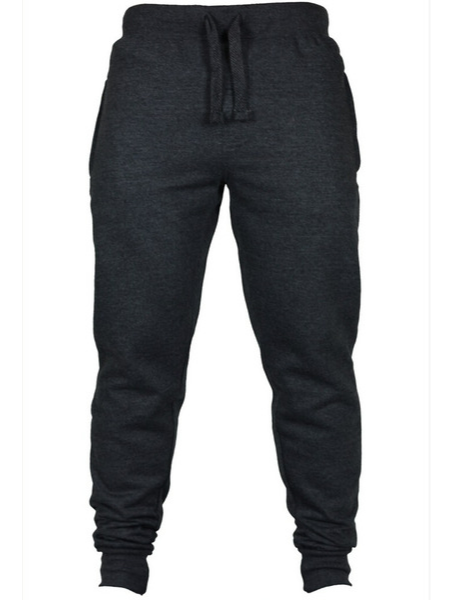 

Keep Warm Cotton Sweatpants, Deep gray, Pants