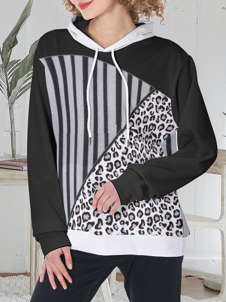 

Household Daily Vintage Hooded Casual Cotton Blends Sweatshirt, Black, Sweatshirts & Hoodies
