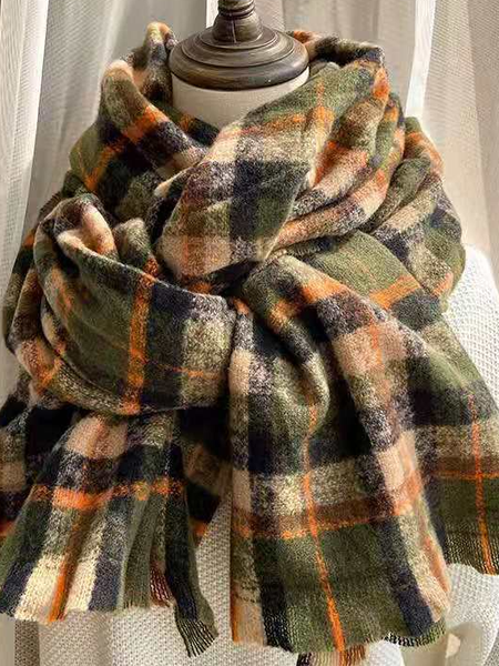 

Casual Scarf, Darkgreen, Women Scarves & Shawls
