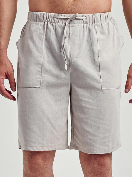 

Plain Pants, Gray, Men's shorts