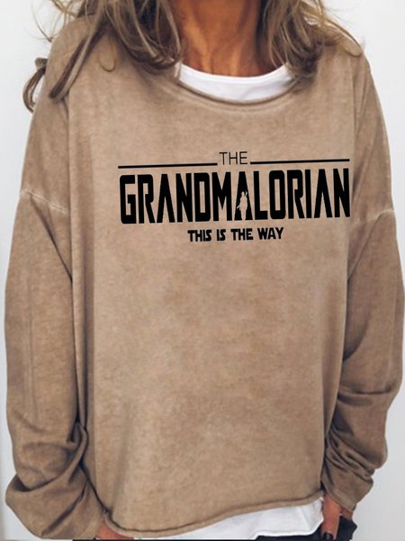 

Grandmalorian Casual Sweatshirts, Light brown, Hoodies&Sweatshirts