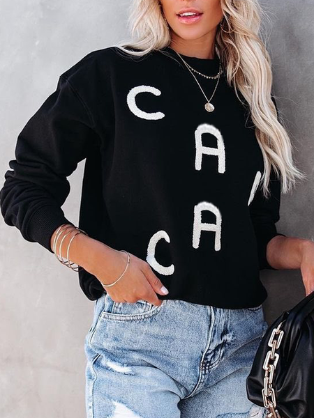 

Casual Sweatshirt, Black, Sweatshirts & Hoodies