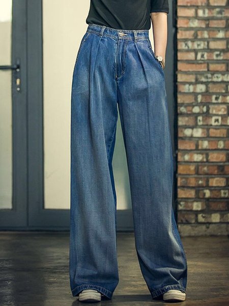 

Casual Denim Pants（accessory not included）, Dark_blue, Pants