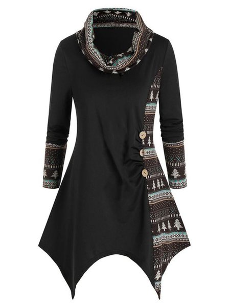 

Cowl Neck Dresses, Black, Mini Dresses