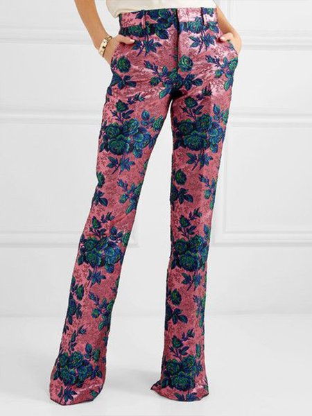

Work Date Daily Regular Fit Pants, As picture, Wide Leg Pants