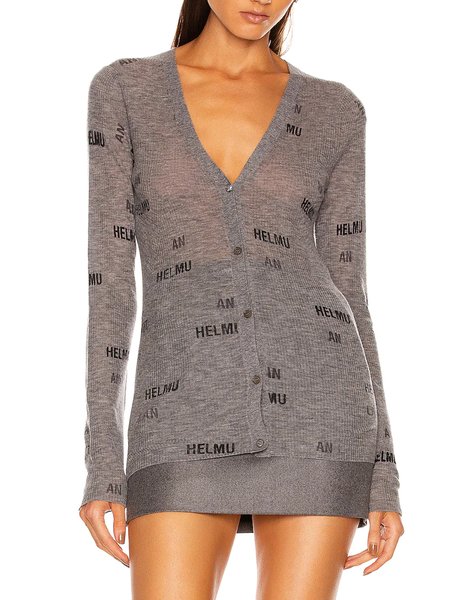 

Long Sleeve Skinny V Neck Outerwear, Gray, Cardigans