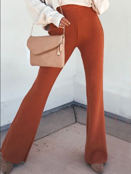 

Vintage Plain Pants, Caramel, Pants