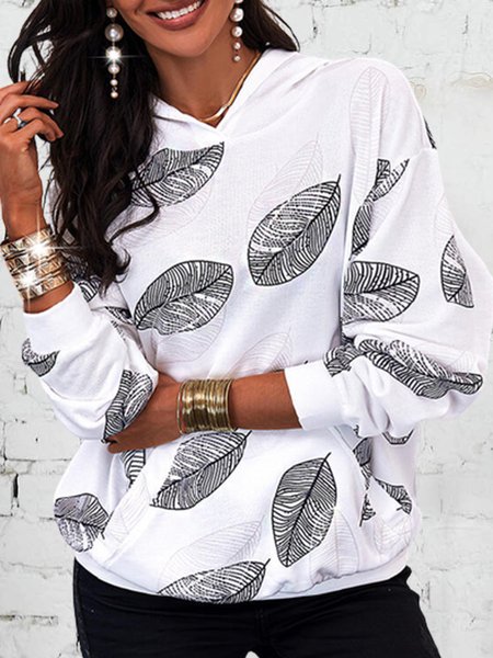 

Vintage Loosen Floral Casual Sweatshirt, White, Sweatshirts & Hoodies