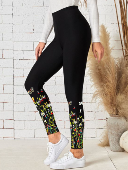 

Plants Basics Skinny Pants, Black, Leggings