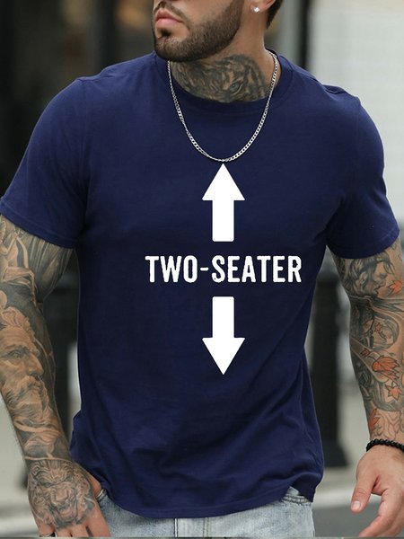 

Official Two Seater Shirt For Men 2 Seater Dad, Deep blue, T-shirts