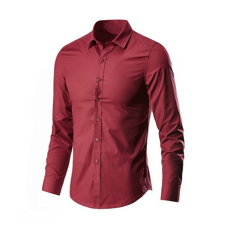 

Cotton Casual Shirt Collar Shirts & Tops, Red, Shirt
