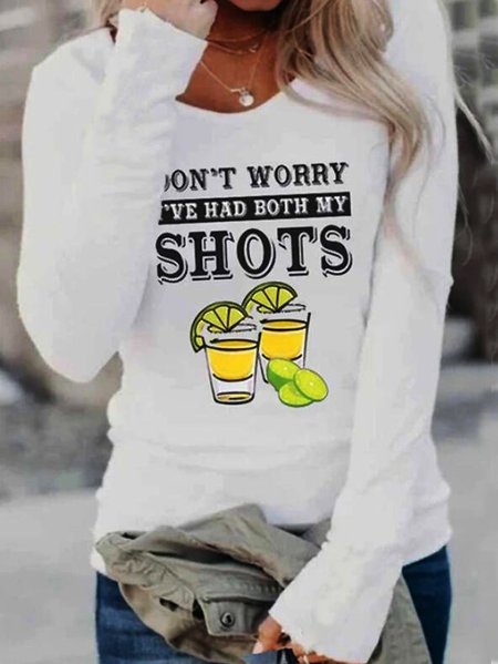 

Regular Fit Shirts & Tops, White, Long sleeve tops