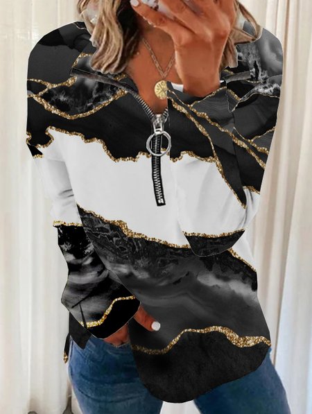 

Pastoral Lapel Shirts & Tops, As picture, Tops
