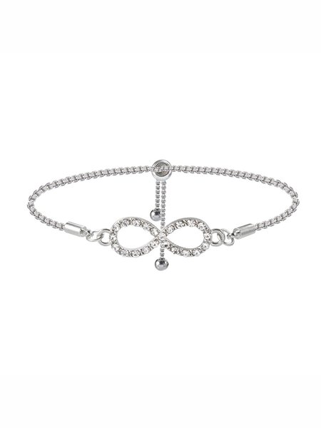 

Elegant And Simple Rhinestone Bracelet, As picture, Bracelets