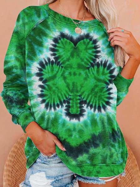 

Vintage Regular Fit Sweatshirt, As picture, Hoodies&Sweatshirts