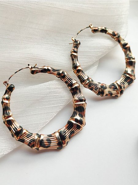 

Vintage Vacation Leopard Earrings, Multicolor, Earrings