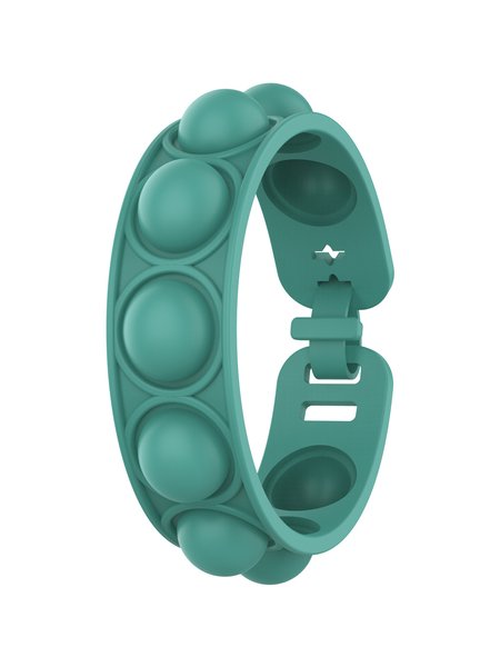 

Simple Silicone Decompression Bracelet, Darkgreen, Bracelets