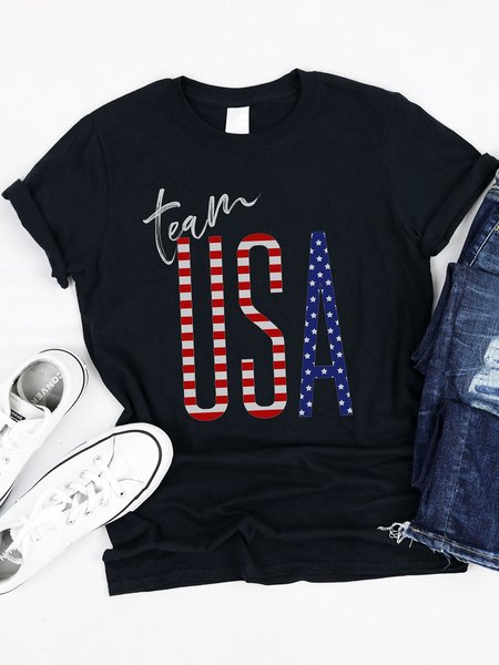 

Team USA T-shirt, Black, T-shirts
