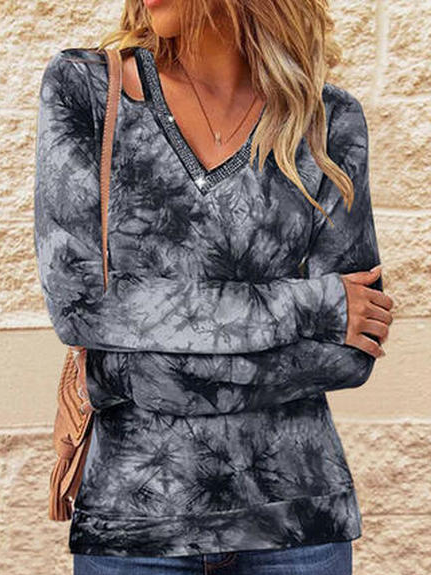 

Abstract Regular Fit Casual Shirts & Tops, Black-grey, Long sleeve tops