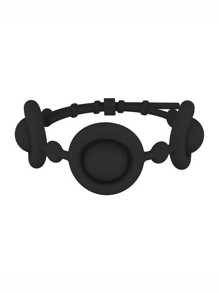 

Simple Silicone Round Decompression Bracelet, Black, Bracelets