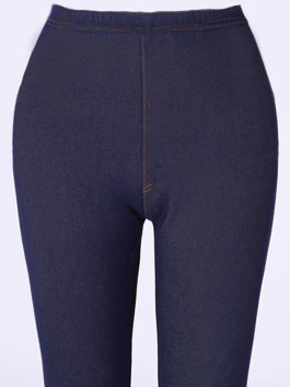 

Cotton Leggings, Navyblue, Leggings