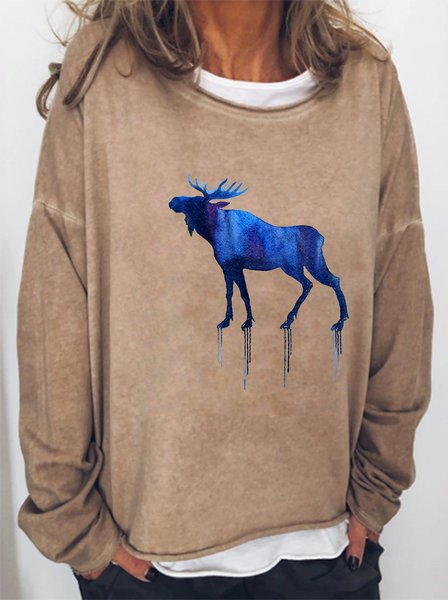 

Mother Deer Grandma Deer Sweatshirt Gift, Light brown, Hoodies&Sweatshirts