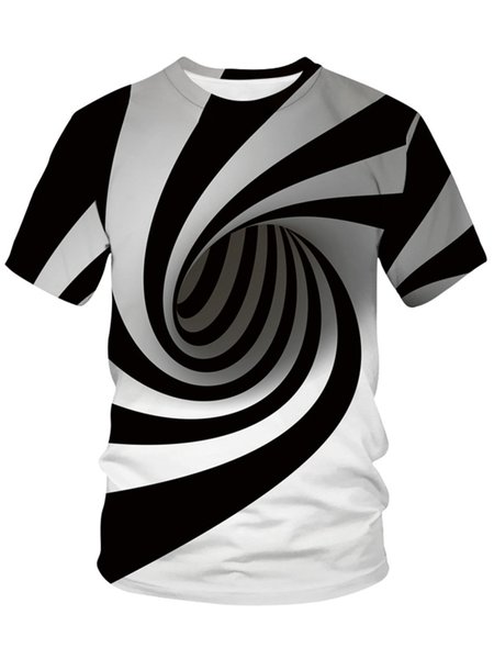 

Men's 3D Printed T-shirt, White, T-shirt