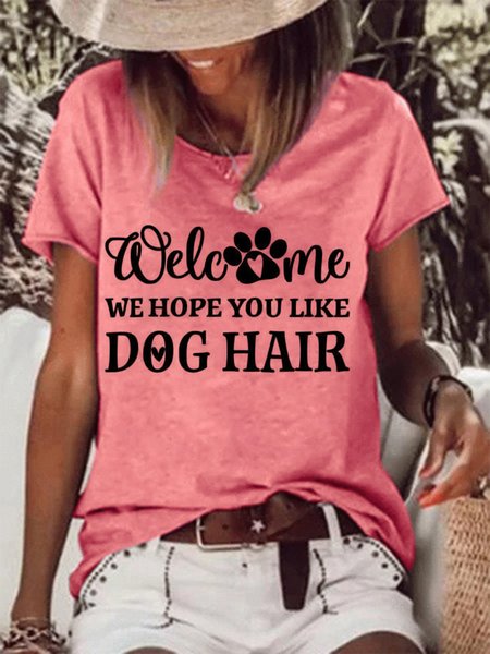 

We Hope You Like Dog Hair Women's T-shirt, Red, T-shirts