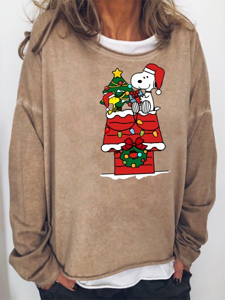 

Christmas Sweatshirt, Khaki, Hoodies&Sweatshirts