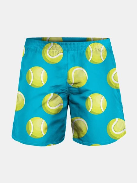 

Geometric Pants, As picture, Men's shorts