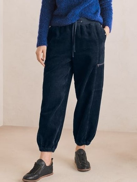 

Pure color sports casual pants, Purplish blue, Pants