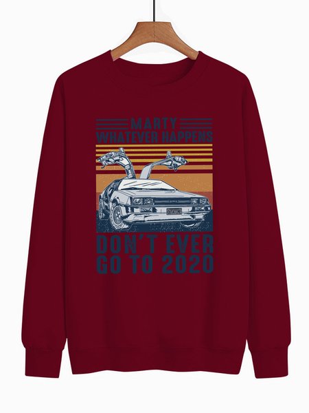 

Geometric Cotton Blends Casual Sweatshirt, Datered, Hoodies&Sweatshirts