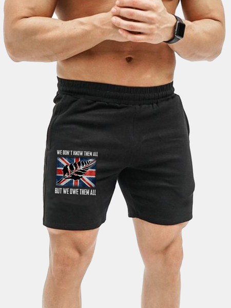 

Vintage Pockets Pants, Black, Men's shorts
