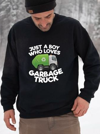 

Cotton Long Sleeve Casual Sweatshirt, As picture, Sweater