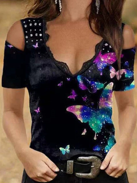 

Butterfly Tops, Black, Tops