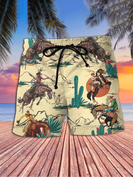 

Animal Pockets Pants, Multicolor, Men's shorts