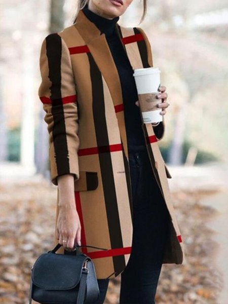 

Work Daily Vintage Casual Shirt Sleeve Blazer, As picture, Blazers