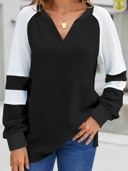

Loosen Casual Shirts & Tops, Black, Tops