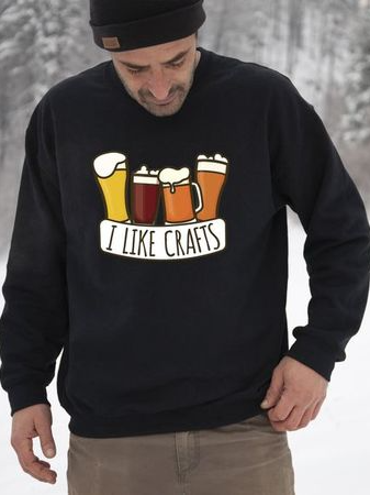 

Cotton Casual Sweatshirt, As picture, Sweater