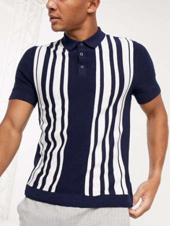 

Short Sleeve Polo Shirts & Tops, Navyblue, Men's t-shirts