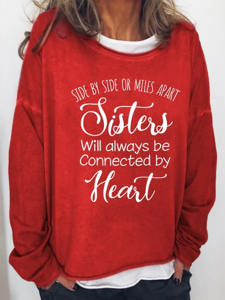 

Sister Regular Fit Casual Sweatshirts, Red, Hoodies&Sweatshirts