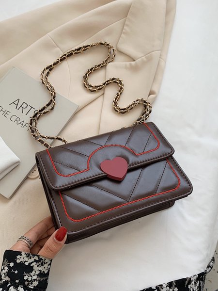 

Valentine's Day Love Chain Crossbody Bag, Coffee, Bags