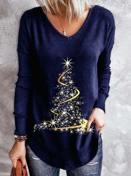 

Christmas Tree Luxury Star Sweatshirt, Dark blue, Hoodies&Sweatshirts