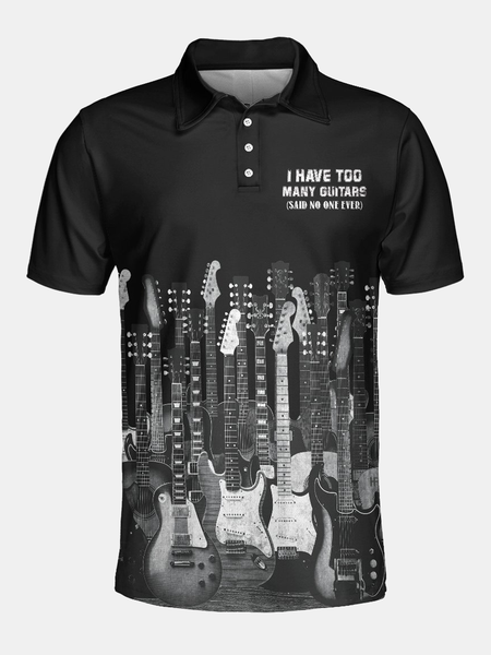

Short Sleeve Vacation Printed Shirts & Tops, Black, Men's t-shirts